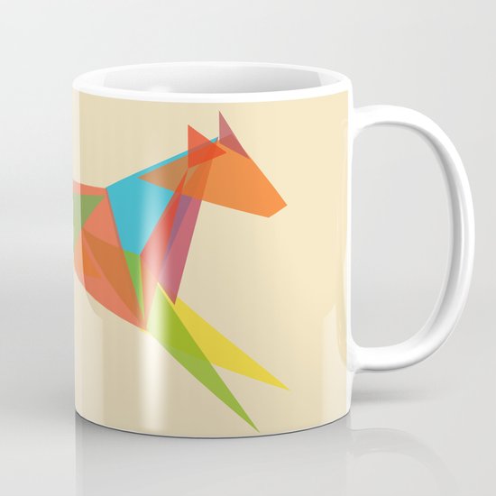 Fractal Geometric Dog Mug