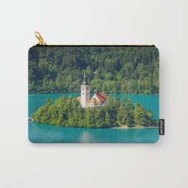 Lake Bled Slovenia Church Island Carry-All Pouch