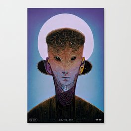 ELX-001 - Ancient Alien Humanoid Canvas Print