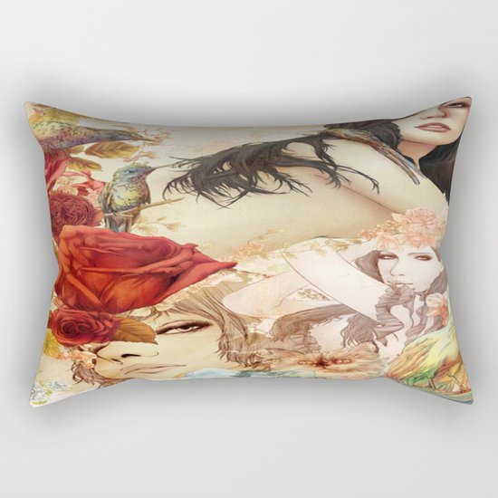 Face to face Rectangular Pillow