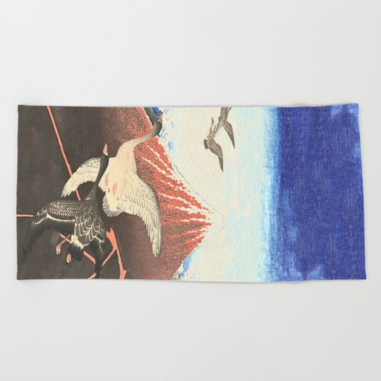 Over the mountain Beach Towel