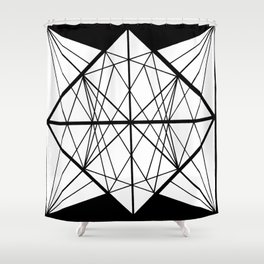 Donzi Geometry .3 Shower Curtain