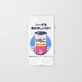 Strawberry Milk Soft Drink Japan Hand & Bath Towel