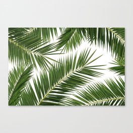 Palm Leaves Jungle Finesse #1 #tropical #wall #art #society6 Canvas Print