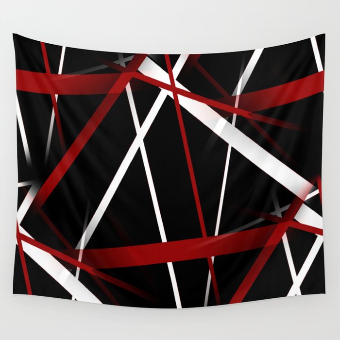 Red and white tapestry sales