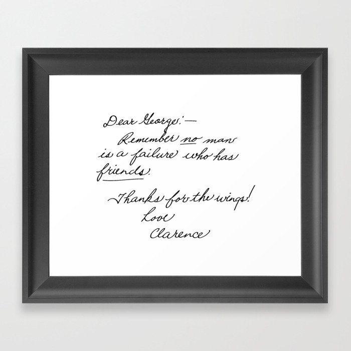 It's a Wonderful Life - Clarence Framed Art Print