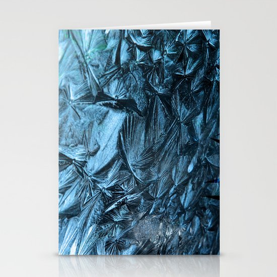 Geometric Frost Stationery Cards