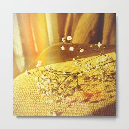 Energy and flowers. Metal Print