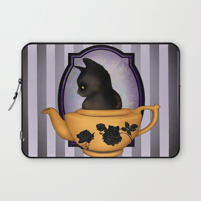 Teapot Cat Laptop Sleeve