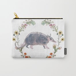Armadillo in Desert Wreath Carry-All Pouch