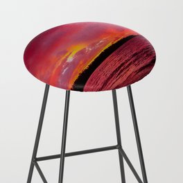 Fine Art Lake Michigan Sunset After the Storm Wall Art Bar Stool