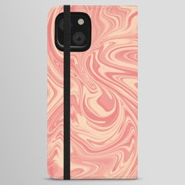 Peachy Peach Distortion iPhone Wallet Case