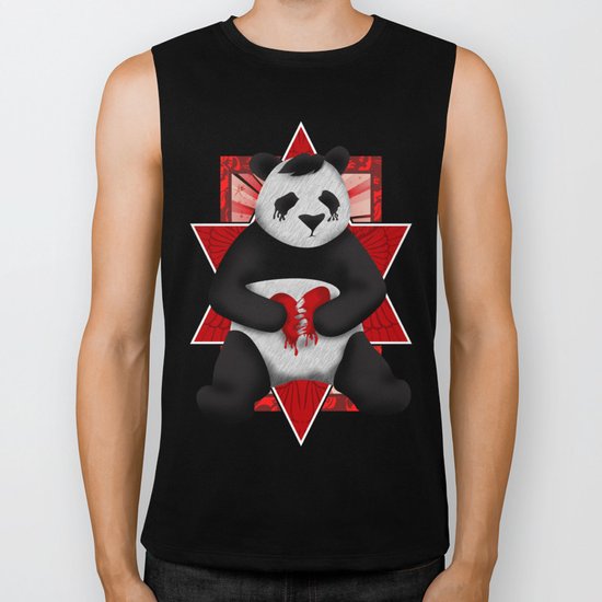 Emo Panda Biker Tank