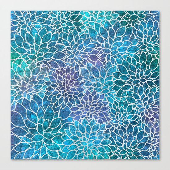 Floral Abstract 10 Canvas Print