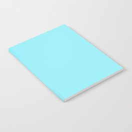 HARMONY BLUE SOLID COLOR. Plain Bright Skies Color  Notebook