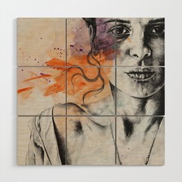 Everything, Everything | expressive sexy female portrait Wood Wall Art