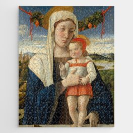 Giovanni Bellini "Madonna and Child" (6) (1470) Jigsaw Puzzle