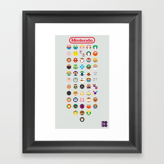 Mintendo Framed Art Print