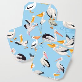 Pelican lover pattern Coaster