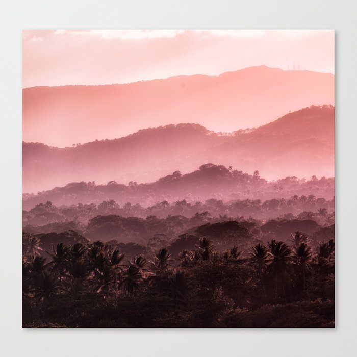 Tropical Mountain 2 Canvas Print