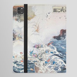 Picture of the Great Japanese Victory at a Navy Battle iPad Folio Case