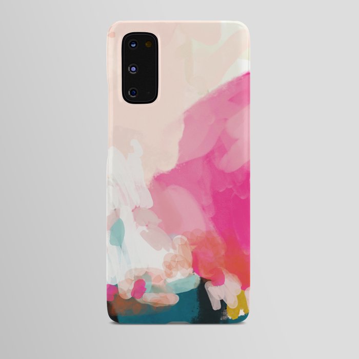 pink sky Android Case