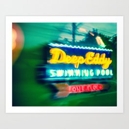 Deep Eddy Swim Neon Sign Art Print