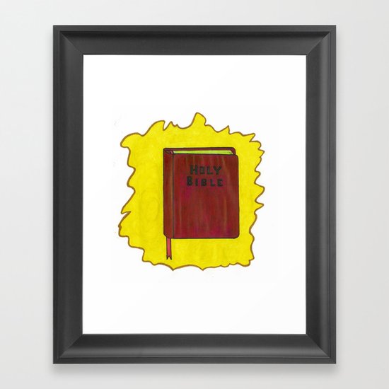 Holy Bible Framed Art Print