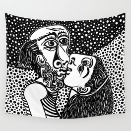 Picasso - The kiss Wall Tapestry