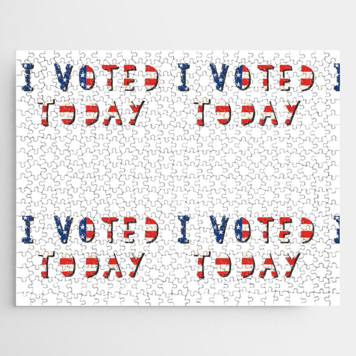 I Voted Today Jigsaw Puzzle