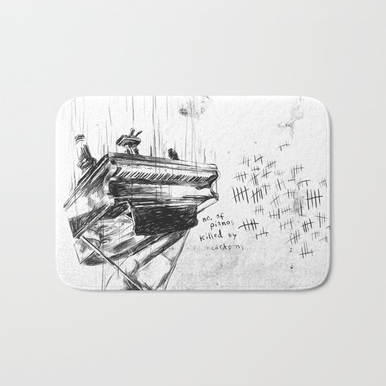 Piano Death Bath Mat