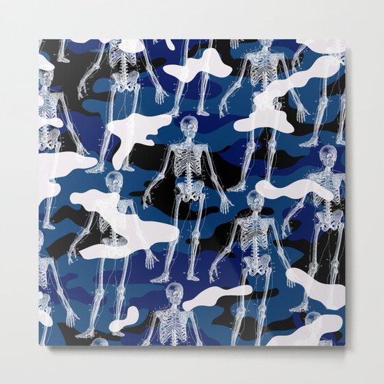 SKELETON Metal Print