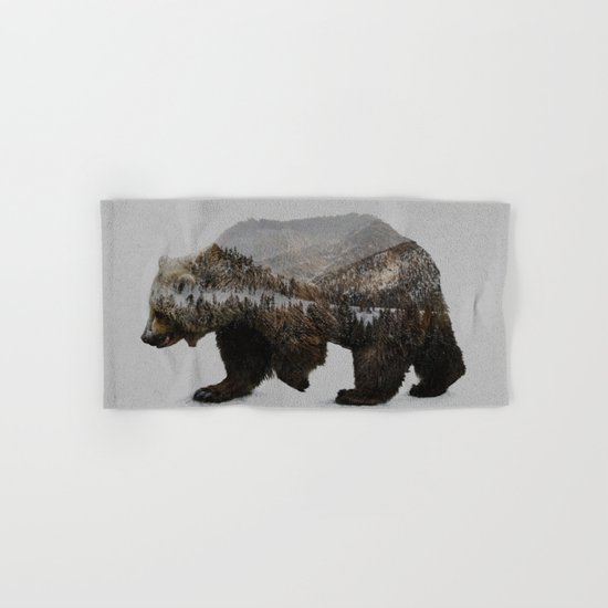The Kodiak Brown Bear Hand & Bath Towel