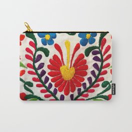 Red Mexican Flower Carry-All Pouch
