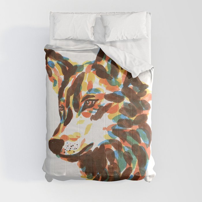 WOLF MULTICOLOR Comforter