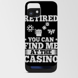 Casino Slot Machine Game Chips Card Player iPhone Card Case