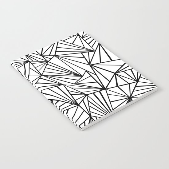 Ab Fan #2 White Notebook