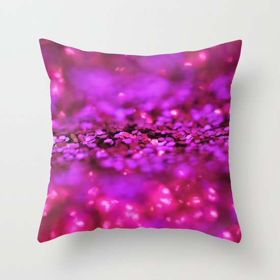 Electric Shine Throw Pillow