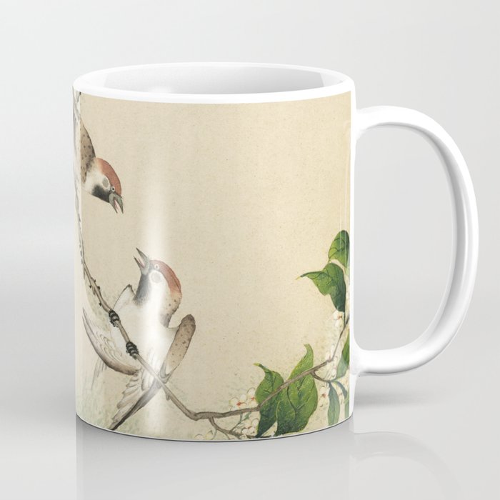 Gossiping Sparrows Coffee Mug
