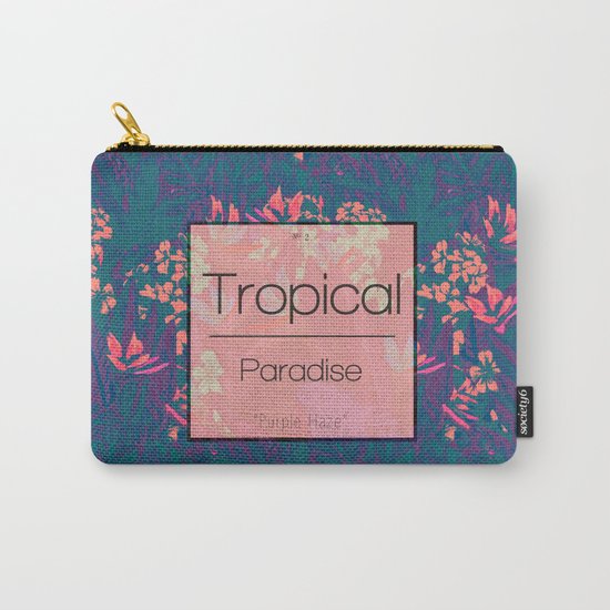 Tropical Paradise: Purple Haze Carry-All Pouch
