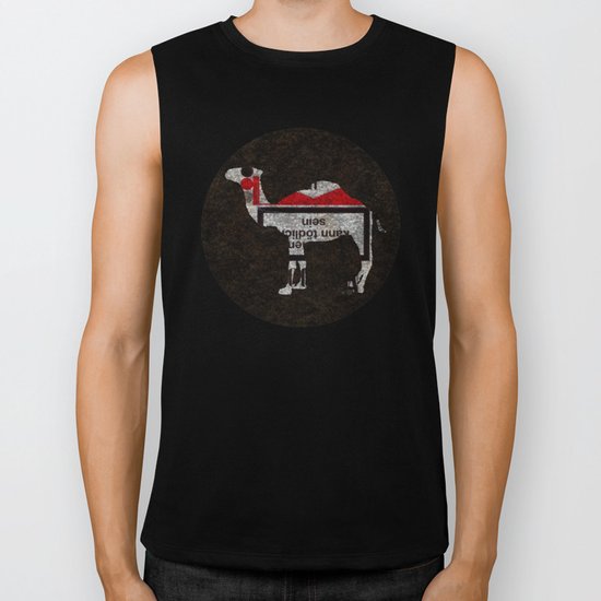 Camel Collage 2F Biker Tank