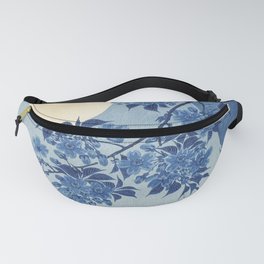 Blossoming Cherry on a Moonlit Night  Fanny Pack