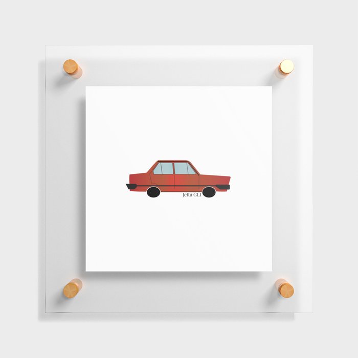 Jetta GLI Floating Acrylic Print