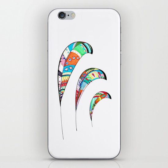 Plumas iPhone & iPod Skin