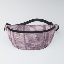 Pink Paradise Tropical Palm Cove Fanny Pack