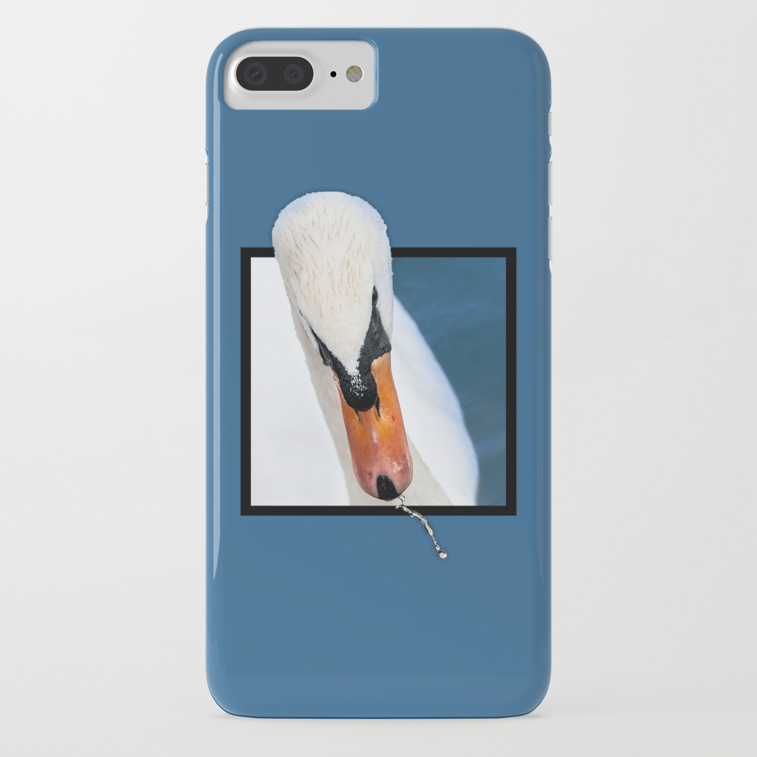 Swan With 3d Pop Out Of Frame Effect Iphone Case By Patriklovrinphotography Society6