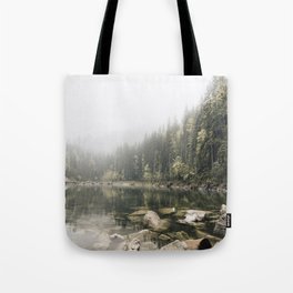 Pale lake - landscape photography Tote Bag