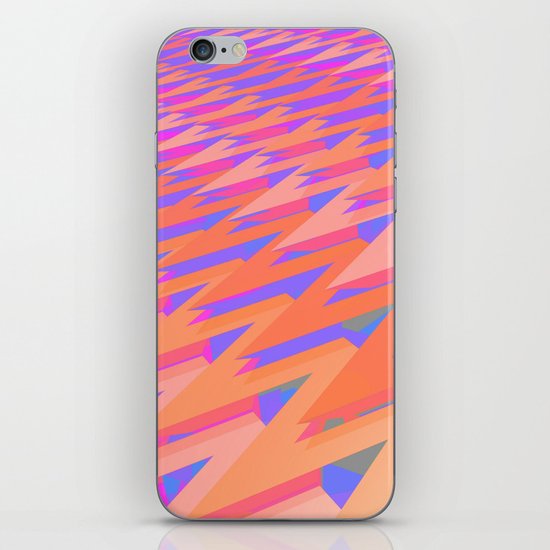 Pastel ZigZag Pattern iPhone & iPod Skin