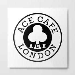 ace cafe london Metal Print | Biker, Graphicdesign, Mod Revival, Ace Cafe, Wigan Casino, Twisted Wheel, London, England Britain, Motown Stax, Walt Jabsco 