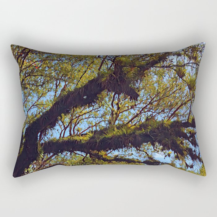 Furry Oak Arms Rectangular Pillow